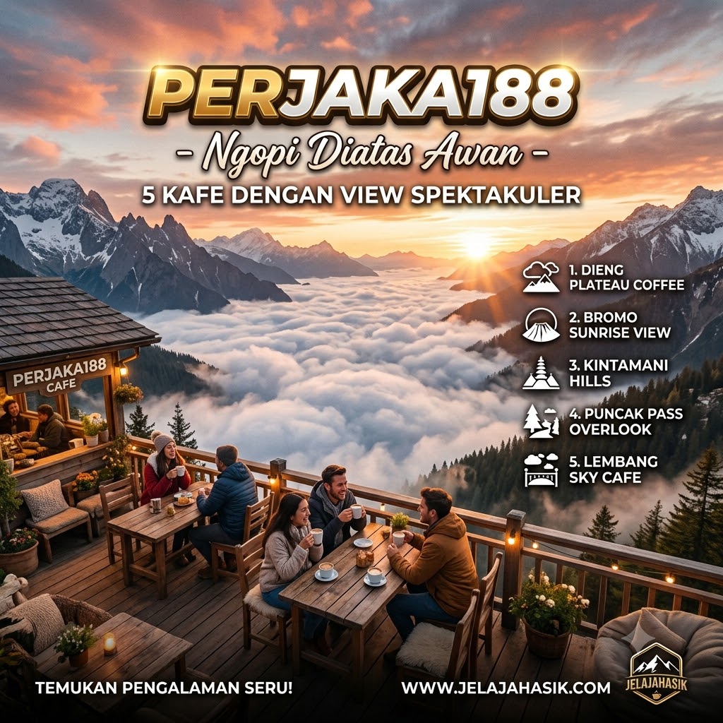 PERJAKA188 - Ngopi Diatas Awan 5 Kafe Dengan View Spektakuler